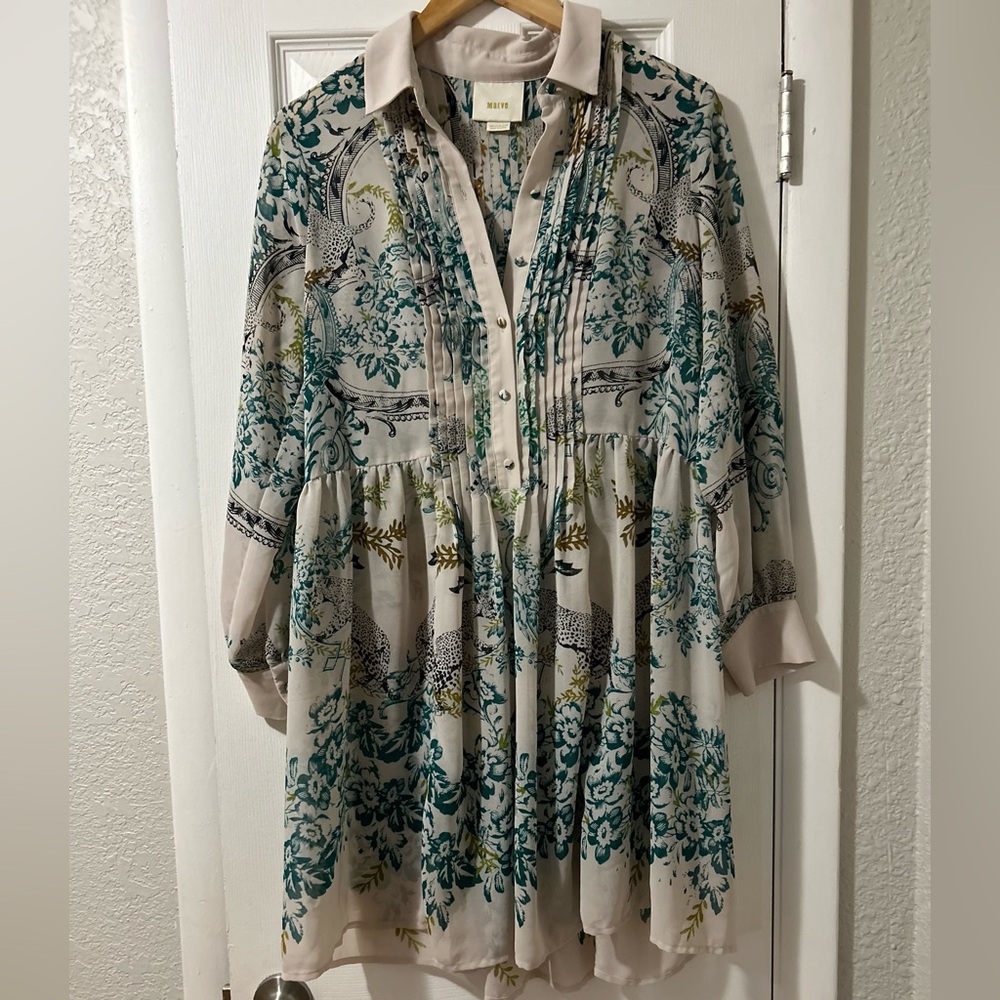 Maeve animal printed dress